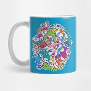 Strengthen friendship bond with weird and dangerous sea creatures Mug